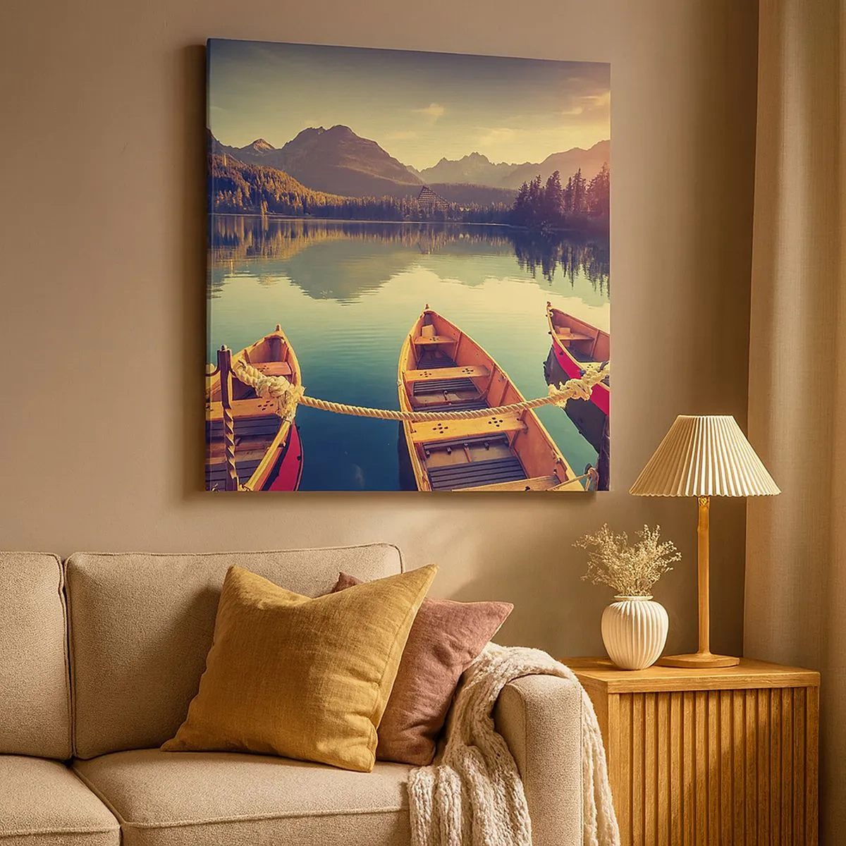 Obraz na płótnie - Żyć według jej praw - 30x30 cm