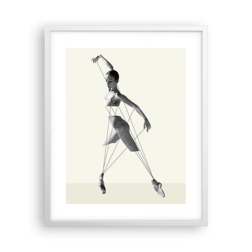 Plakat w białej ramie - W teatrze świata - 40x50 cm