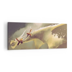 Obraz na płótnie - Światu na ratunek - 100x40 cm