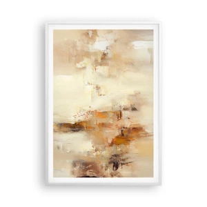 Plakat w białej ramie - Dusza bursztynu - 70x100 cm