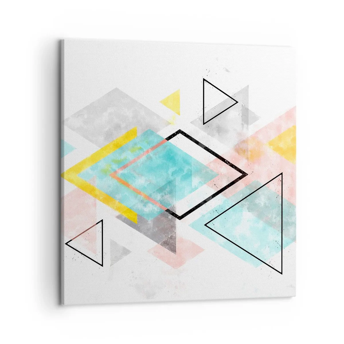 Obraz na płótnie - Igraszka geometryczna - 50x50 cm