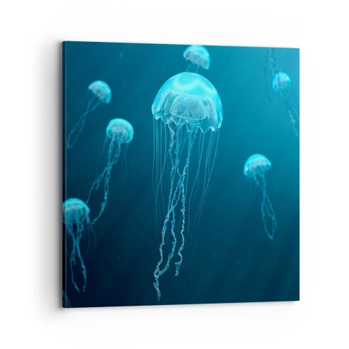 Obraz na płótnie - Oceaniczny taniec - 70x70 cm