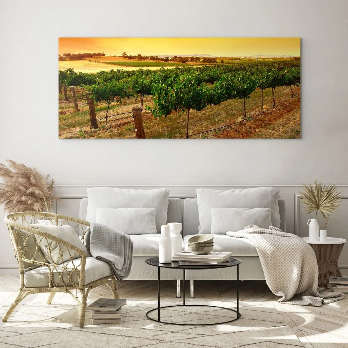 Obraz na szkle - Napić się słońca - 100x40 cm