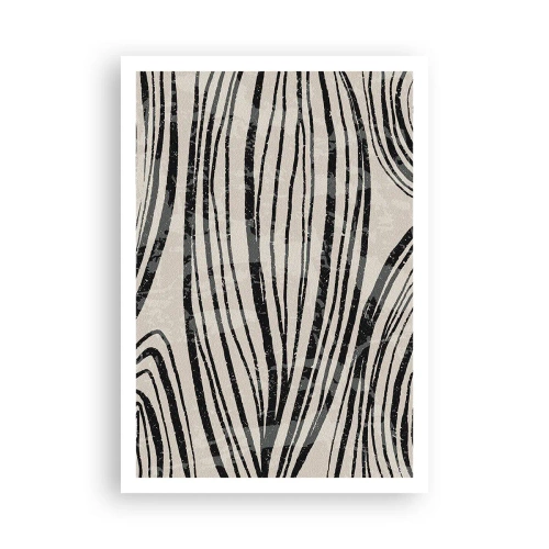 Plakat - Rozlewisko linii - 70x100 cm