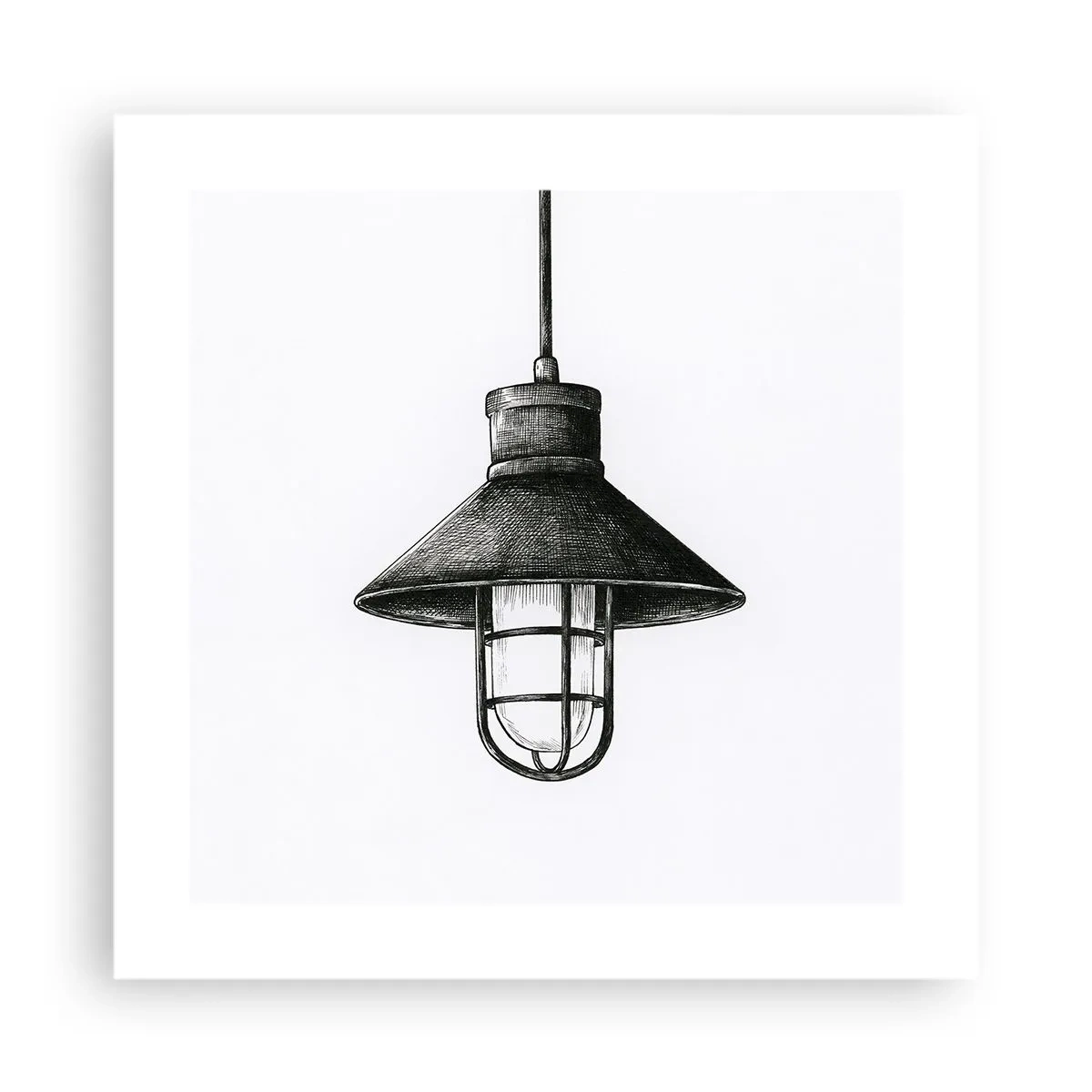 Plakat - Jak przed laty… - 40x40 cm