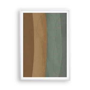 Plakat w białej ramie - Kompozycja horyzontalna - 70x100 cm