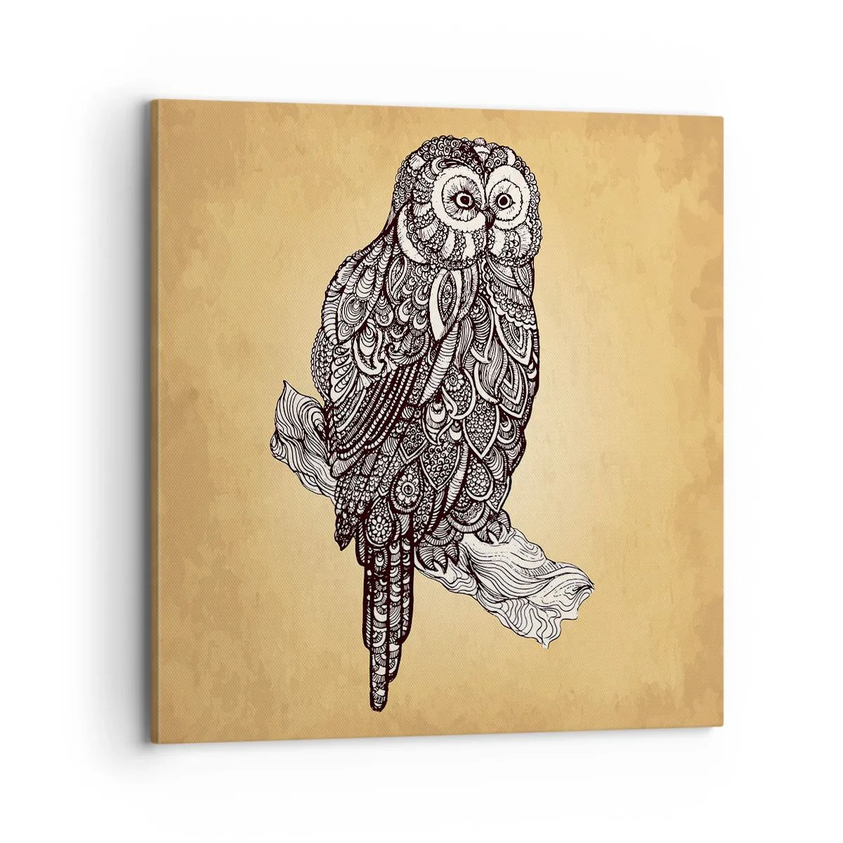 Obraz na płótnie - Misterne ornamenty mądrości - 70x70 cm