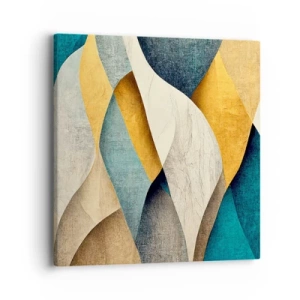 Obraz na płótnie - Rytm i falowanie - 40x40 cm