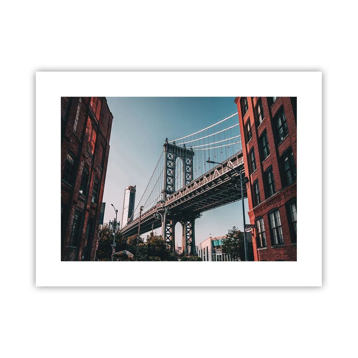 Plakat - Nad falami miasta - 40x30 cm