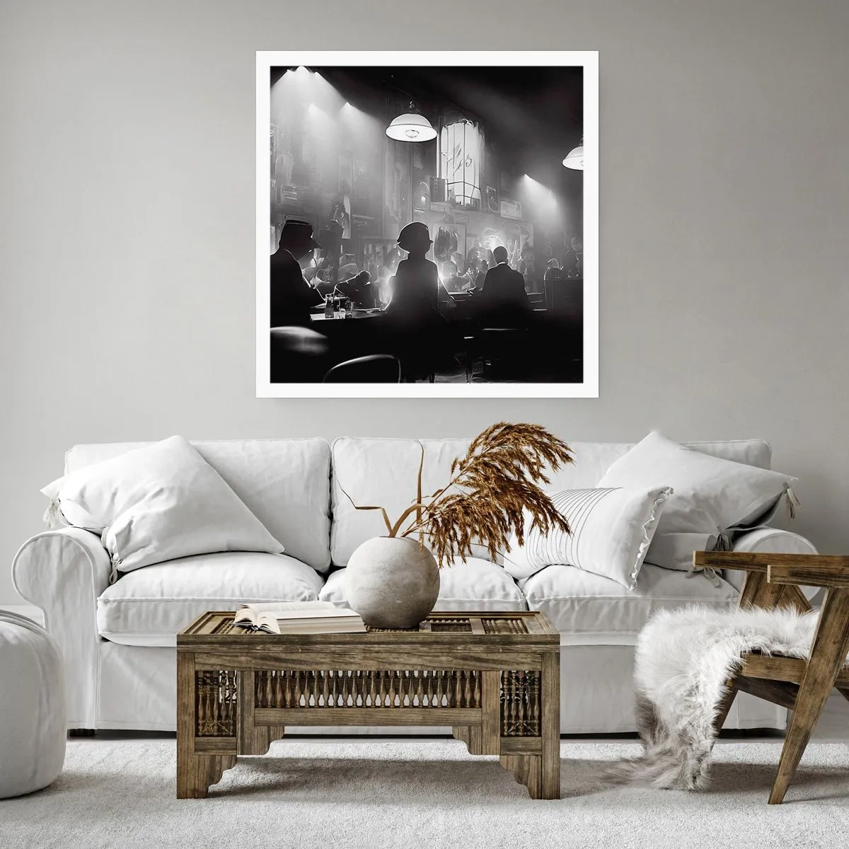 Plakat - W jazzowym klimacie - 40x40 cm