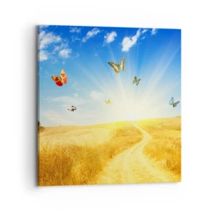 Obraz na płótnie - I jak tu nie kochać lata? - 70x70 cm