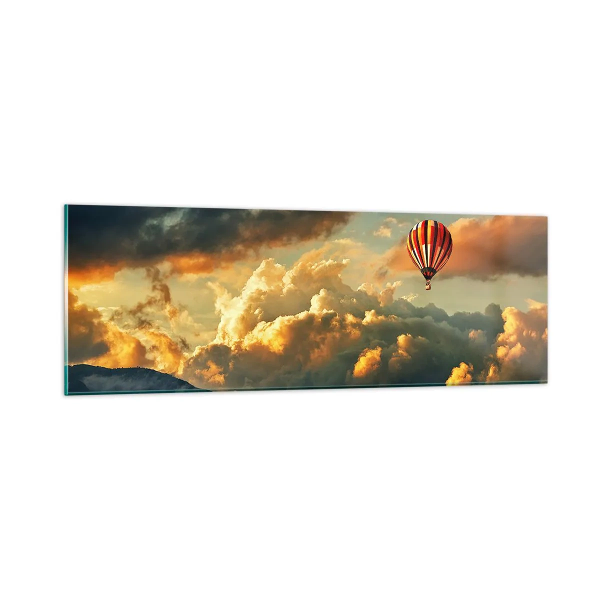 Obraz na szkle - Lecę, bo chcę - 90x30 cm