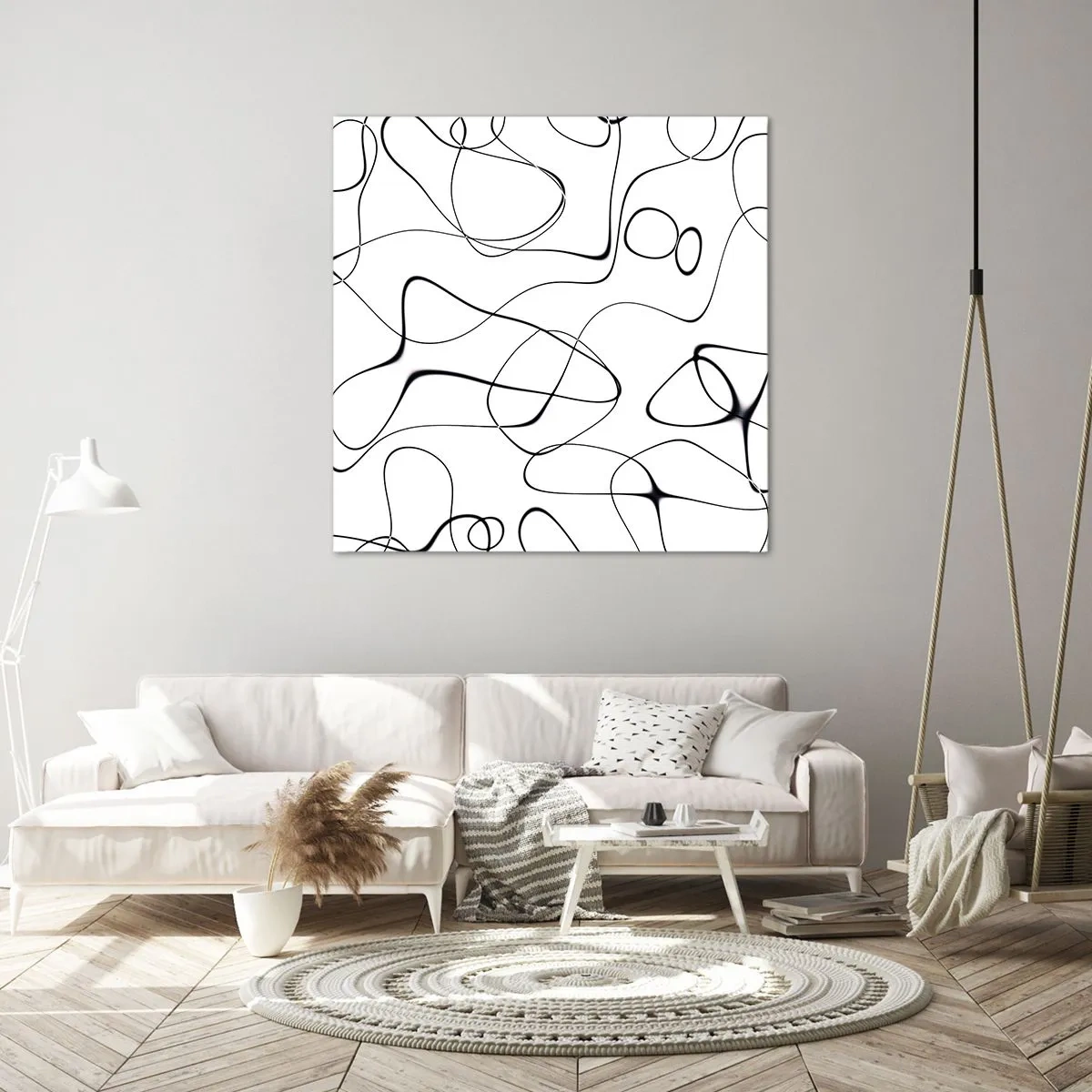 Obraz na płótnie - Ścieżki życia, koleje losu - 70x70 cm