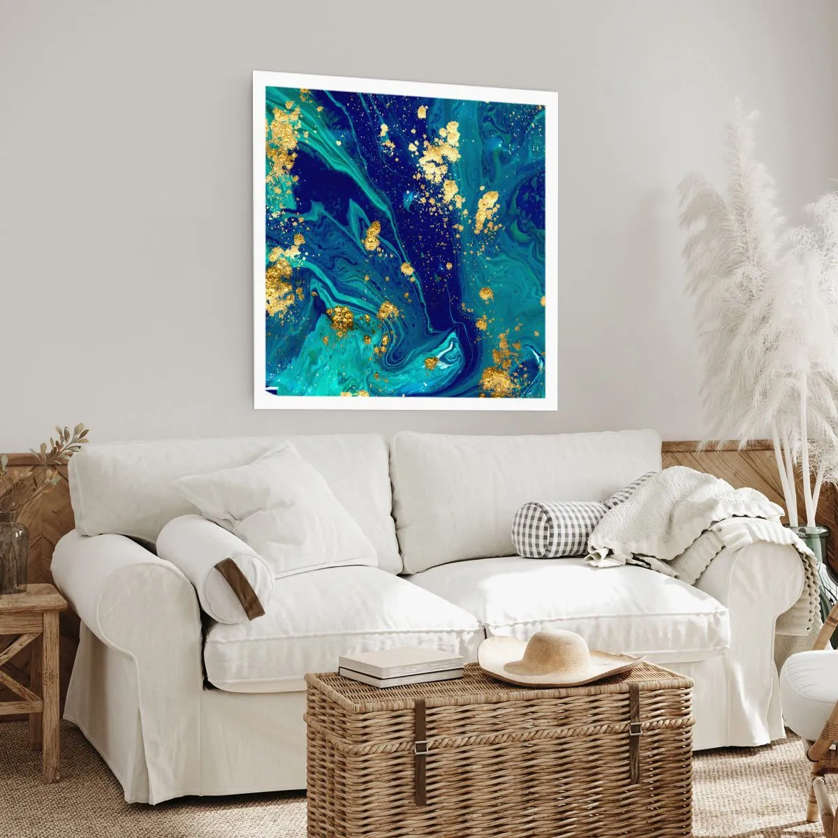 Plakat - Płatki słońca  - 50x50 cm