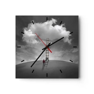 Zegar ścienny - Wszystko możliwe - 40x40 cm