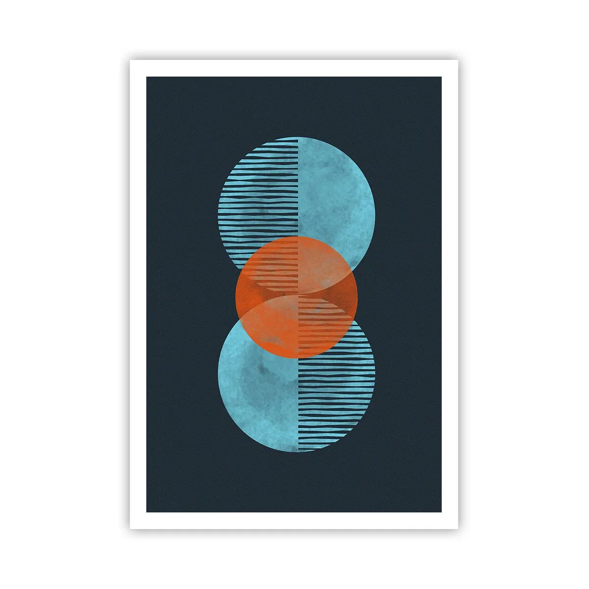 Plakat - Kompozycja symetryczna - 70x100 cm