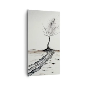 Obraz na płótnie - Zimowa melancholia - 65x120 cm