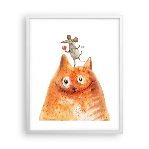 Plakat w białej ramie - Paradoksy miłości - 40x50 cm