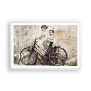 Plakat w białej ramie - Prawda czy fałsz? - 91x61 cm