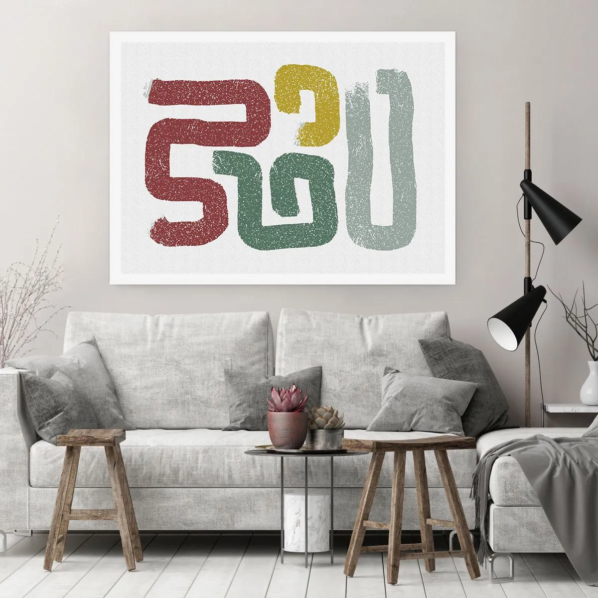 Plakat - W nieznanym języku - 50x40 cm