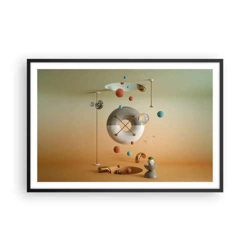 Plakat w czarnej ramie - Wszystko się zdarzyć może - 91x61 cm
