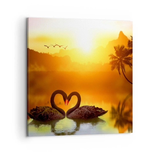 Obraz na płótnie - Wszystko do pary - 50x50 cm