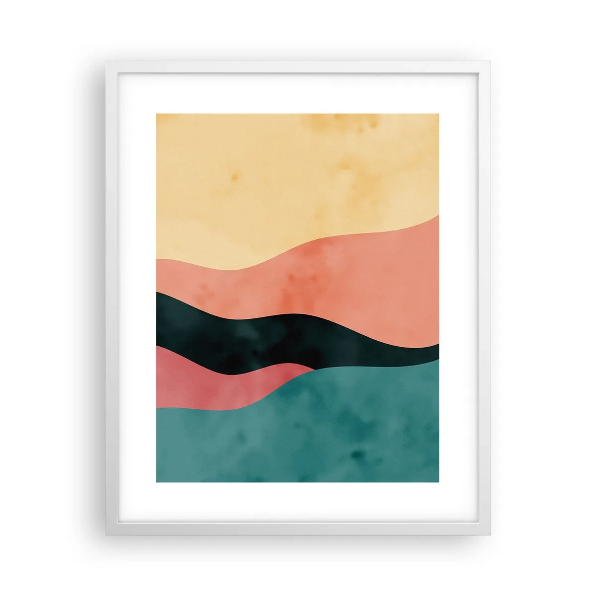 Plakat w białej ramie - Zgodna niezgodność - 40x50 cm