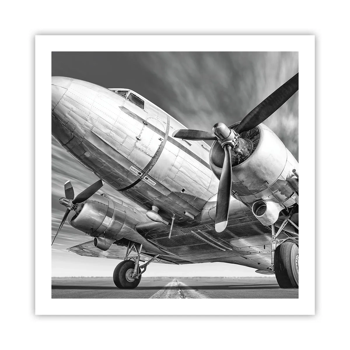 Plakat - Zawsze gotowy do lotu - 60x60 cm