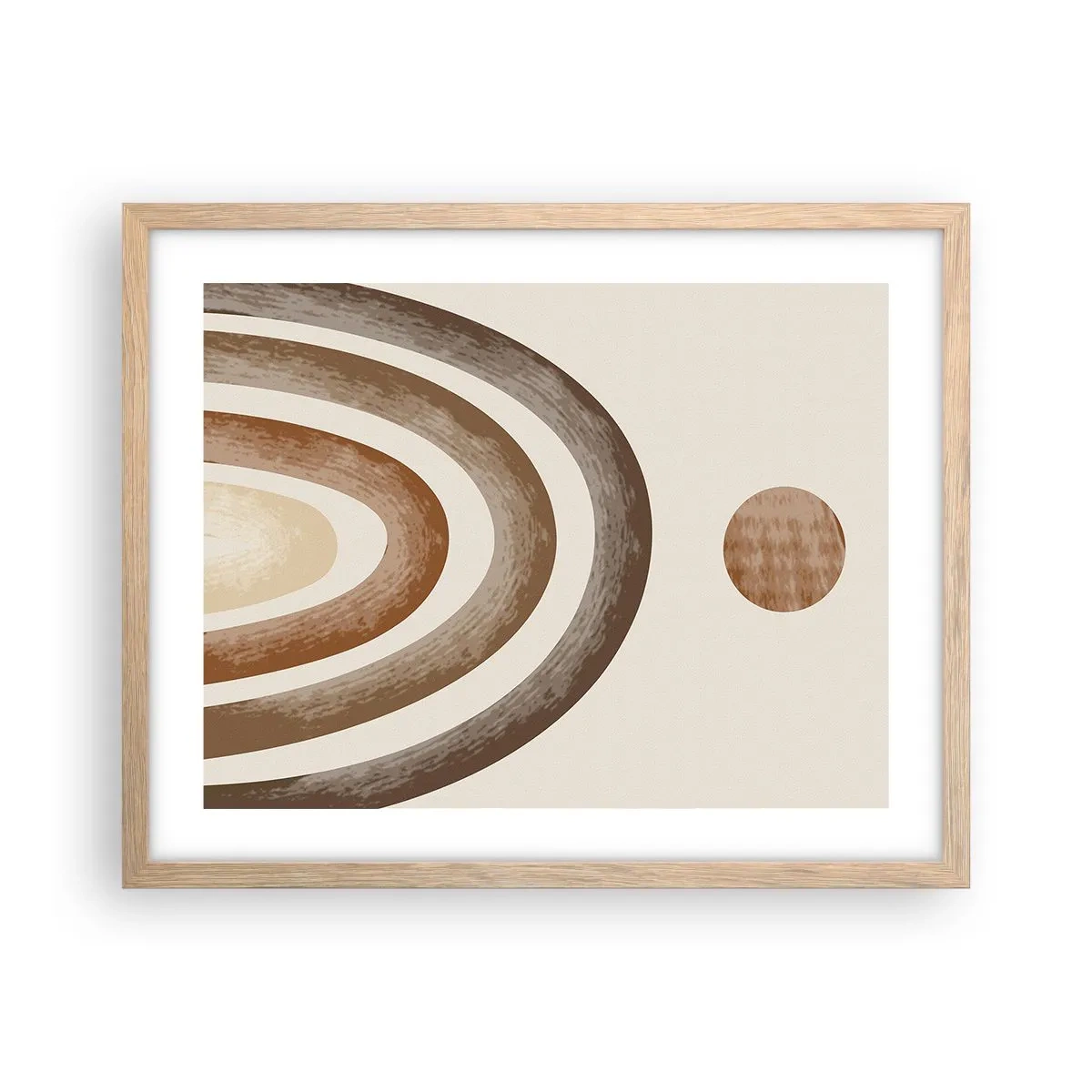 Plakat w ramie jasny dąb - W odległej galaktyce - 50x40 cm