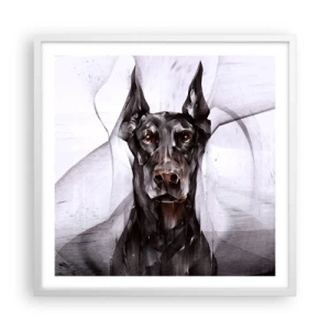 Plakat w białej ramie - Szlachetnie urodzony - 60x60 cm