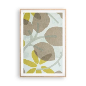 Plakat w ramie jasny dąb - Kompozycja w pełnym słońcu - 61x91 cm