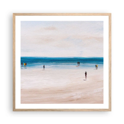 Plakat w ramie jasny dąb - Naturalna potrzeba - 60x60 cm