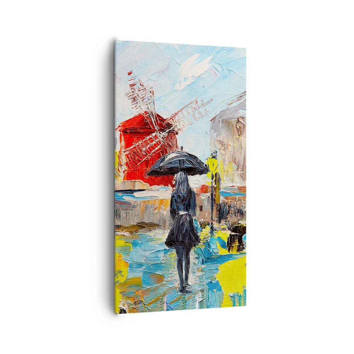 Obraz na płótnie - Paryskie legendy - 65x120 cm