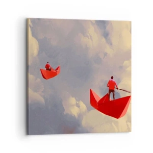 Obraz na płótnie - Wyprawa marzycieli - 70x70 cm