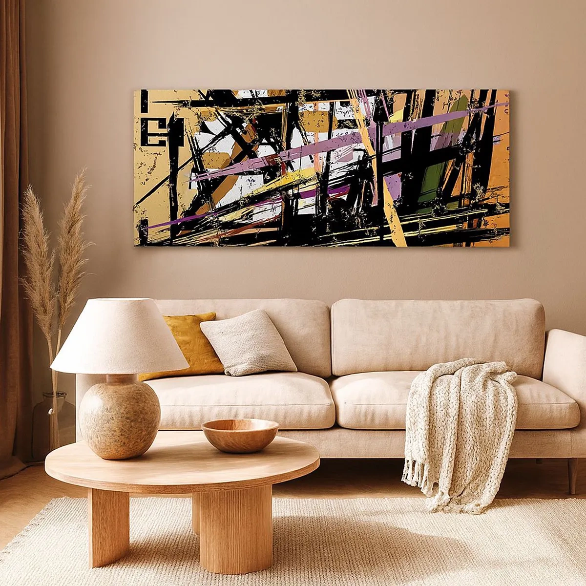 Obraz na płótnie - Ostre cięcie - 100x40 cm