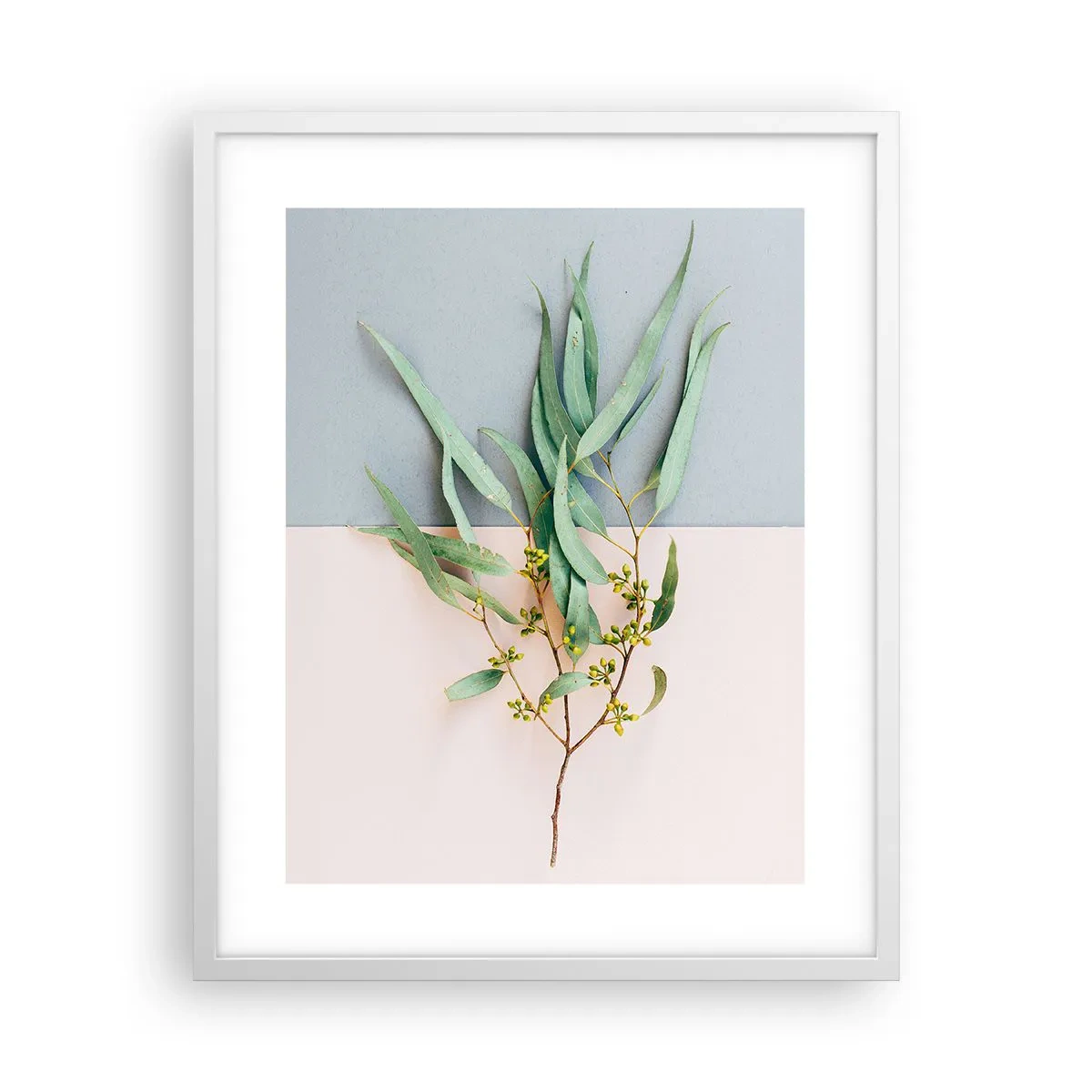 Plakat w białej ramie - Pastelowa subtelność - 40x50 cm