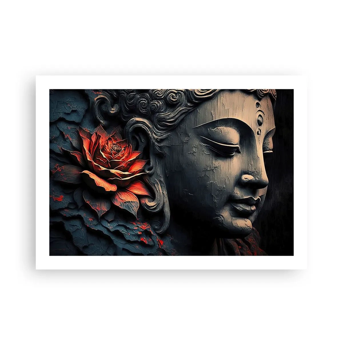 Plakat - W zgodzie ze światem - 70x50 cm