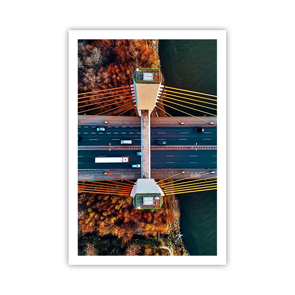 Plakat - ZA wodami, za lasami - 61x91 cm