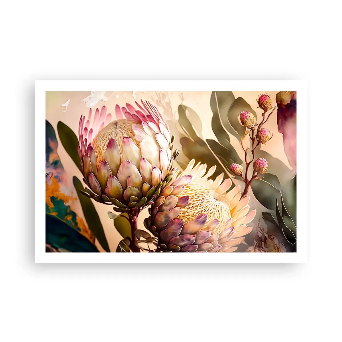 Plakat - Czule objęte - 91x61 cm