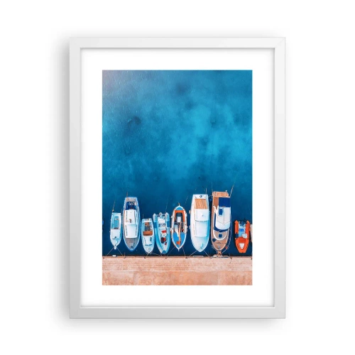 Plakat w białej ramie - W jednym rzędzie - 30x40 cm