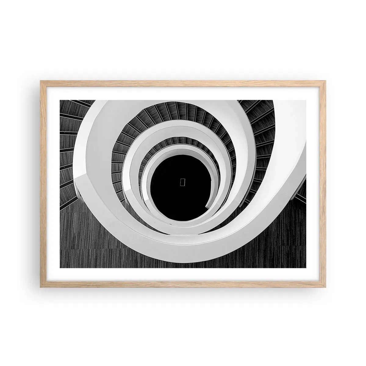 Plakat w ramie jasny dąb - Do istoty rzeczy - 70x50 cm