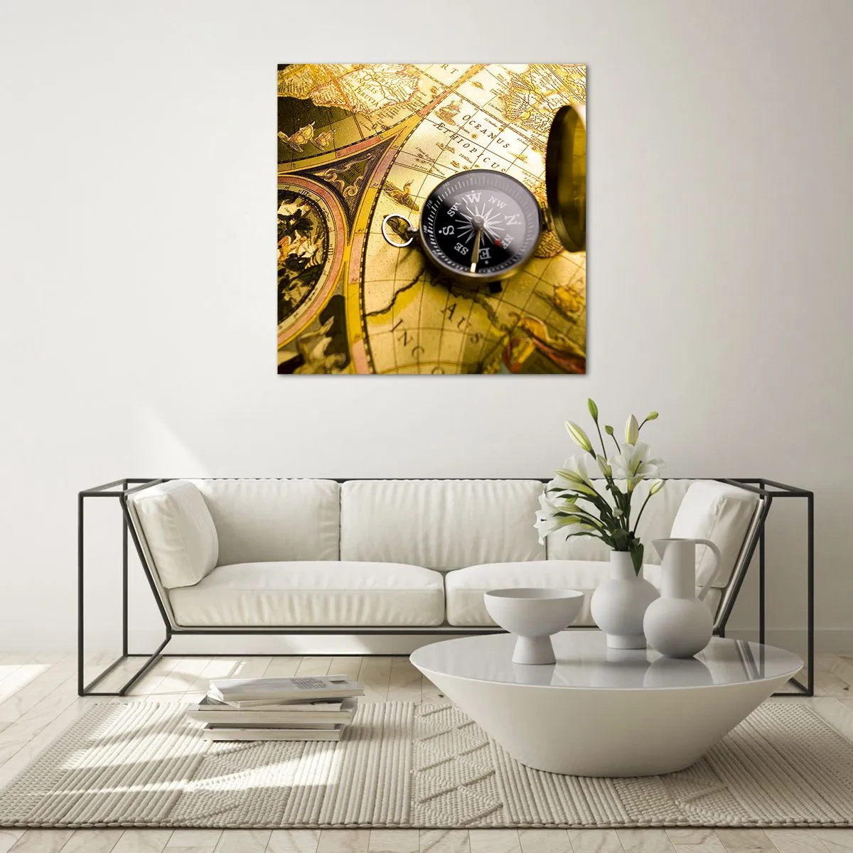 Obraz na szkle - A może na kraniec świata? - 70x70 cm