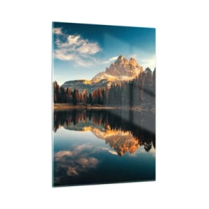 Obraz na szkle - Pejzaż podwójny - 50x70cm - Pejzaż podwójny - Nowoczesna dekoracja ścienna do salonu, kuchni i sypialni ARTTOR