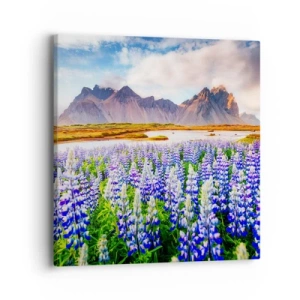 Obraz na płótnie - Siła i surowość obok łagodności - 40x40 cm