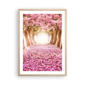 Plakat w ramie jasny dąb - Droga do raju - 50x70 cm