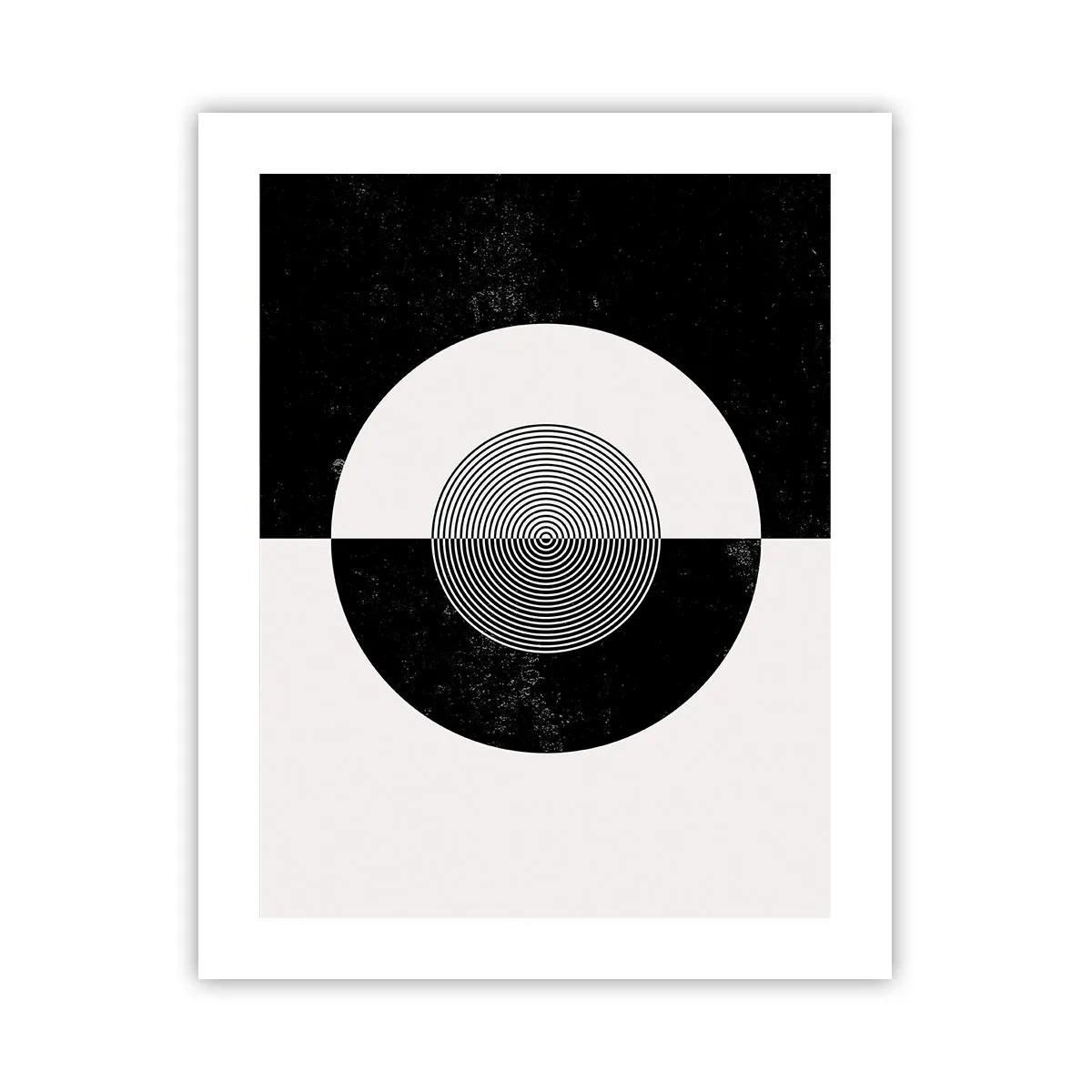 Plakat - Harmonia w czerni i bieli - 40x50 cm