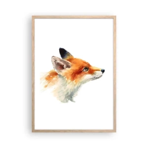 Plakat w ramie jasny dąb - Ostrożności nigdy za wiele - 50x70 cm