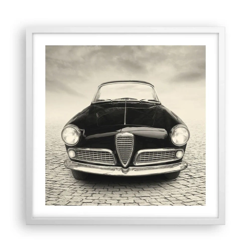 Plakat w białej ramie - I jak mnie nie kochać? - 50x50 cm