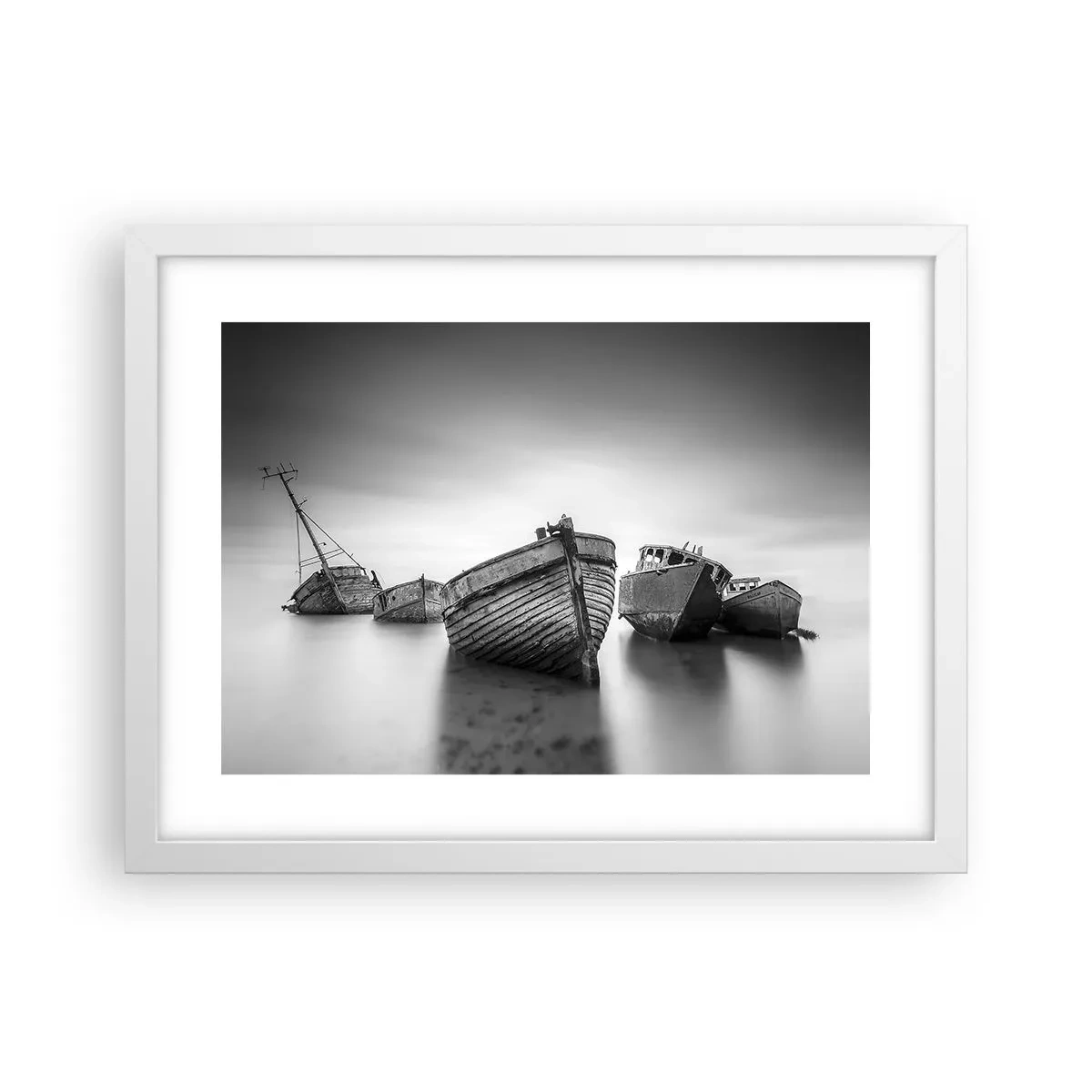 Plakat w białej ramie - Już tylko wspomnienia… - 40x30 cm