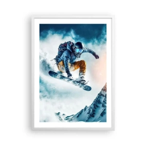 Plakat w białej ramie - Ekstremalne emocje - 50x70 cm